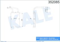 KALORIFER RADYATORU AL/PL/BRZ RENAULT MASTER I - KALE 352085