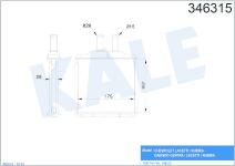 KALORIFER RADYATORU BRAZING DAEWOO NUBIRA-LACE - KALE 346315