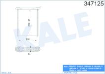 KALORIFER RADYATORU BRAZING RENAULT FLUENCE 1. - KALE 347125