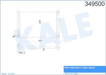 RADYATOR FIESTA - FUSION 1.4TDCI 02-06 MAZDA I - KALE 349500