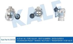 EGR VALFI VOLKSWAGEN PASSAT 00-05. SHARAN 00-1 - KALE 349155