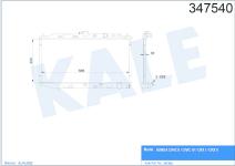 SU RADYATORU AL/PL/BRZ HONDA CIVIC II. CIVIC I - KALE 347540