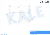 RADYATOR DOBLO AL PL BRZ - KALE 351225