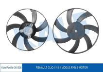 FAN MOTORU RENAULT CLIO II/SYMBOL 1.2/1.4/1.6  - KALE 351335