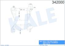 TURBO RADYATORU INTERCOOLER AL/PL/BRZ VOLKSWAG - KALE 342000
