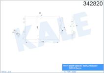 KLIMA RADYATORU KONDENSER/BRAZING AL/AL/506X36 - KALE 342820