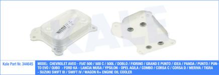 YAG SOGUTUCU FIAT 500 / 500 C / 500L / DOBLO / - KALE 344645