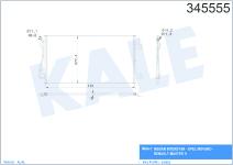 KLIMA RADYATOR RENAULT MASTER II 1.9DCI 2.2DCI - KALE 345555