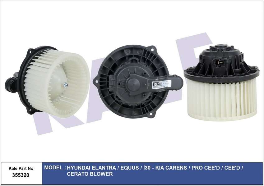 KALORIFER MOTORU BLOWER HYUNDAI ELANTRA. EQUUS - KALE 355320