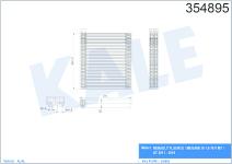 EVAPORATOR FLUENCE MEGANE III 1.6 16 V MT AT 2 - KALE 354895