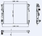 MOTOR RADYATORU CLIO II KANGOO 1.2 8V MEKAN - KALE 0528312AL