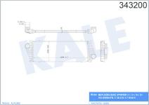 Turbo Radyatoru İntercooler Volkswagen Lt İi 2 - KALE 343200
