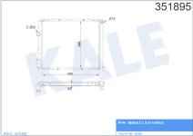 SU RADYATORU AL/PL/BRZ RENAULT CLIO II 1.2 16V - KALE 351895