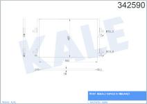 KLIMA RADYATORU KURUTUCU ILE RENAULT MEGAN II/ - KALE 342590