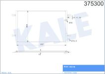 KLIMA RADYATORU  KONDENSER  AUDI A6 2.7-3.0 TD - KALE 375300