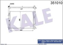 RADYATOR SU KANGOO 08-/CITAN 108 CDI 12-/CITAN - KALE 351010