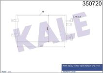 KLIMA RADYATORU KURUTUCUSUZ BRAZING AL/AL 690X - KALE 350720