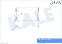 MOTOR SU RADYATORU FIESTA 02-08 1.6 TDCI MT 26 - KALE 354260