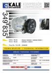 KLIMA KOMPRESORU RENAULT MEGANE I / MEGANE SCE - KALE 349835