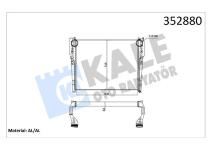 Intercool Radyatoru Mercedes Actros Mp4-mp5/arocs Om471 Euro - KALE 352880