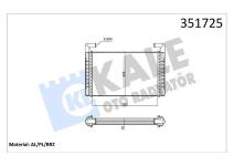 KALORIFER RADYATORU RENAULT TRUCKS MAGNUM - KALE 351725