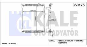 Su Radyatoru Renault Trucks Premium 2 Distribi - KALE 350175