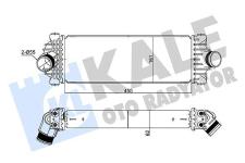 TURBO RADYATORU YENI KASA CUSTOM V362 17- 2.0  - KALE 356090