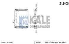 Motor Radyatoru Pro 827 9157 Ym İntc.Ab/al/ - KALE 0827211AB
