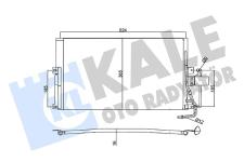 KLIMA RADYATORU AL/AL OPEL VECTRA B BM 99-02 1 - KALE 357880