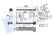 KALORIFER RADYATORU BRAZING AL/AL DACIA DUSTER - KALE 357310