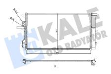 KLIMA RADYATORU KONDENSER HYUNDAI TUCSON 1.6 G - KALE 357750