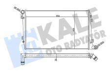 SU RADYATORU MEKANIK AUDI A3. SEAT ALTEA-LEON- - KALE 356930