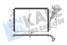 KLIMA RADYATORU KONDENSER HYUNDAI ELANTRA 1.6  - KALE 357715