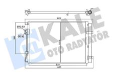 KLIMA RADYATORU KONDENSER KIA RIO IV 1.25 1.25 - KALE 358030