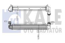 TURBO RADYATORU INTERCOOLER AL/PL RENAULT F - KALE 050CAC050