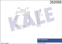 KALORIFER RADYATORU AL/PL/BRZ SUZUKI VITARA 1. - KALE 352095