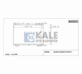 SU RADYATORU AL/PL/BRZ SUZUKI GRAND VITARA II  - KALE 365500