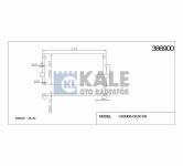 KLIMA RADYATORU  KONDENSER  KURUTUCULU AL/AL H - KALE 386900