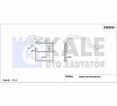 KALORIFER RADYATORU NISSAN QASHQAI / QASHQAI + - KALE 346650