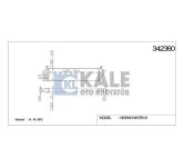TURBO RADYATORU INTERCOOLER AL/PL/BRZ NISSAN M - KALE 342360