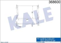 SU RADYATORU AL/PL/BRZ FIAT DOBLO III-BRAVO II - KALE 368600
