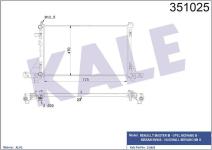 SU RADYATORU AL/MKNK RENAULT MASTER III. OPEL  - KALE 351025