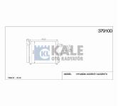 KLIMA RADYATORU  KONDENSER  KURUTUCULU AL/AL H - KALE 379100