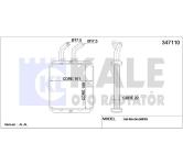 KALORIFER RADYATORU A/M 168X161X22 KALORIFER P - KALE 347110
