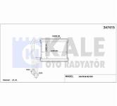 KALORIFER RADYATORU KIA RIO II - KALE 347415