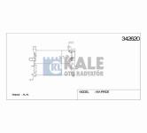 KLIMA RADYATORU  KONDENSER  KURUTUCULU AL/AL K - KALE 342620