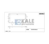 KLIMA RADYATORU  KONDENSER  KURUTUCULU AL/AL T - KALE 383400