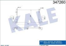 SU RADYATORU AL/PL/BRZ RENAULT MASTER-III-MOVA - KALE 347260