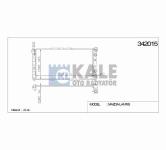 RADYATOR SU 323 95-98 1.8 LANTIS A-T BRAZING - KALE 342015
