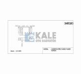 TURBO RADYATORU INTERCOOLER BRAZING NISSAN NOT - KALE 345020